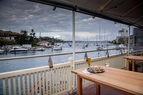 Dining at Foys Kirribilli with harbour views