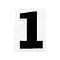 Top Weight sail insignia, the number 1